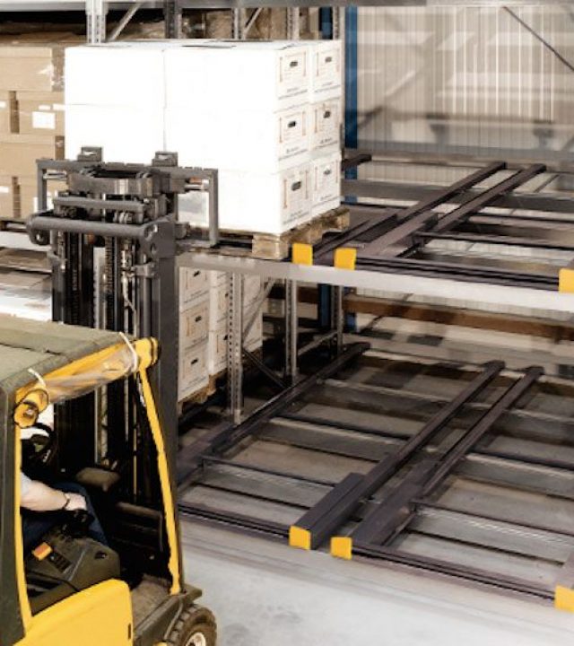 Sistemas de almacenamiento dinámico push back Sistemas de almacenamiento dinámico push back