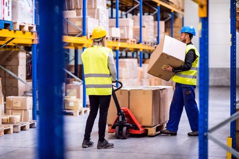 Fases del proceso de recepción de mercancías en un almacén