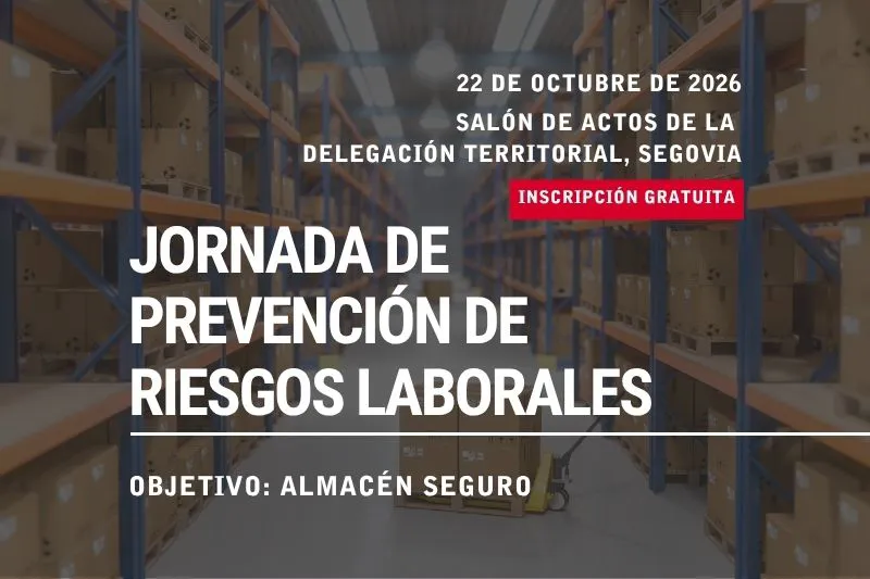 Jornada Prevención Riesgos Laborales Almacenes de Noega Systems en Segovia